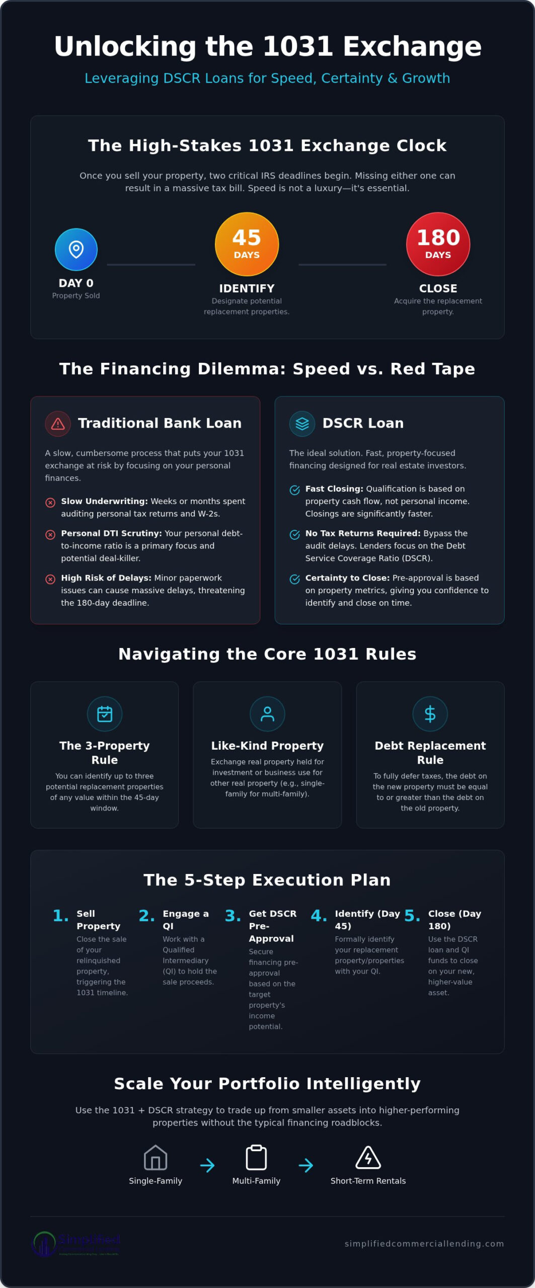 DSCR Loan for 1031 Exchange: Investor Scaling Guide